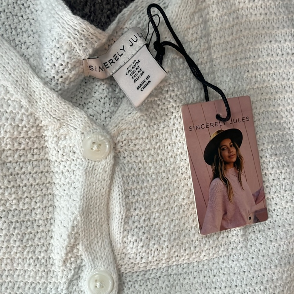 Sincerely Jules White Crochet Two Piece Set - Picture 4 of 5